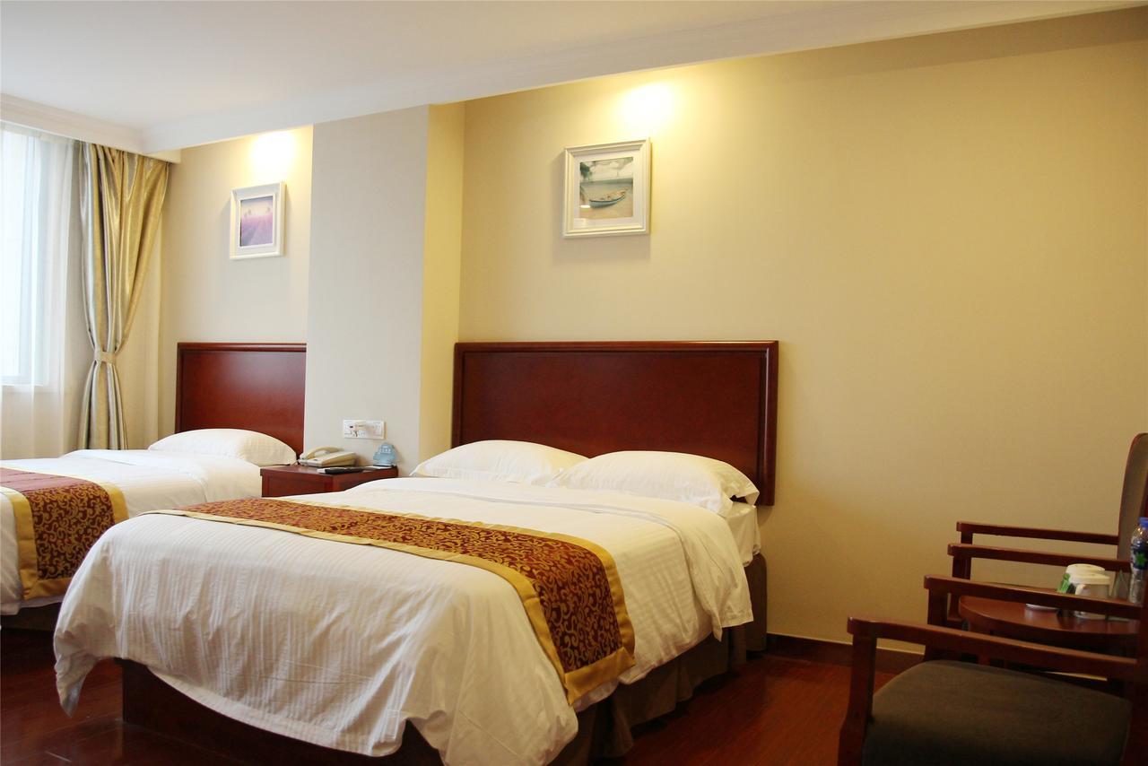 Greentree Inn Shanghai Jingan District Qipu Road Tiantong Road Subway Station Express Hotel المظهر الخارجي الصورة